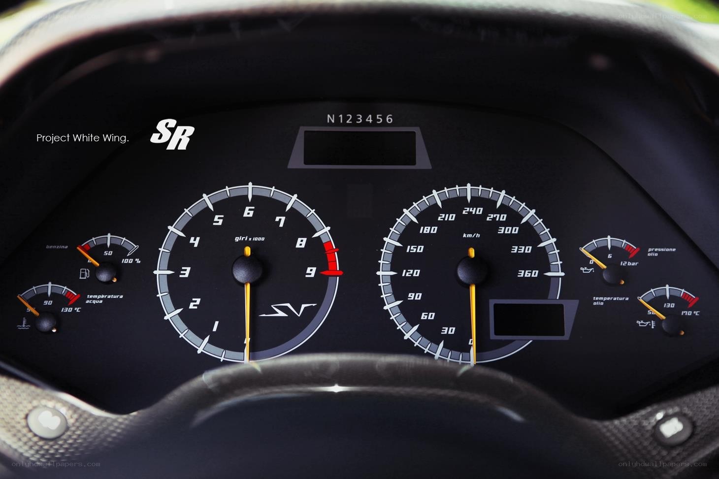 car dashboard close-up