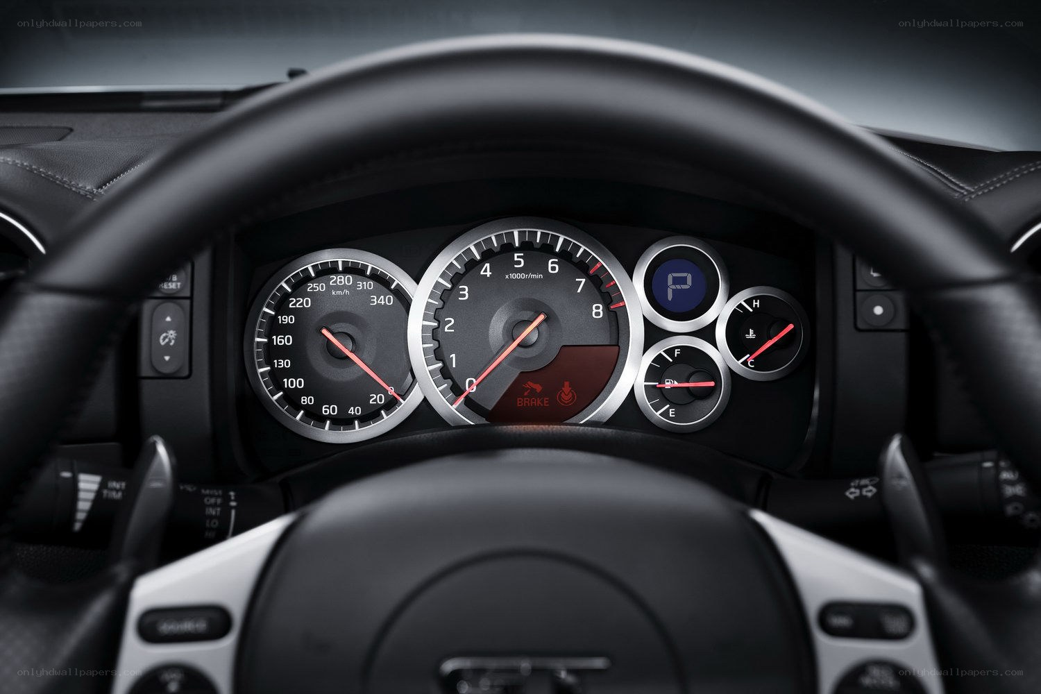 car dashboard close-up