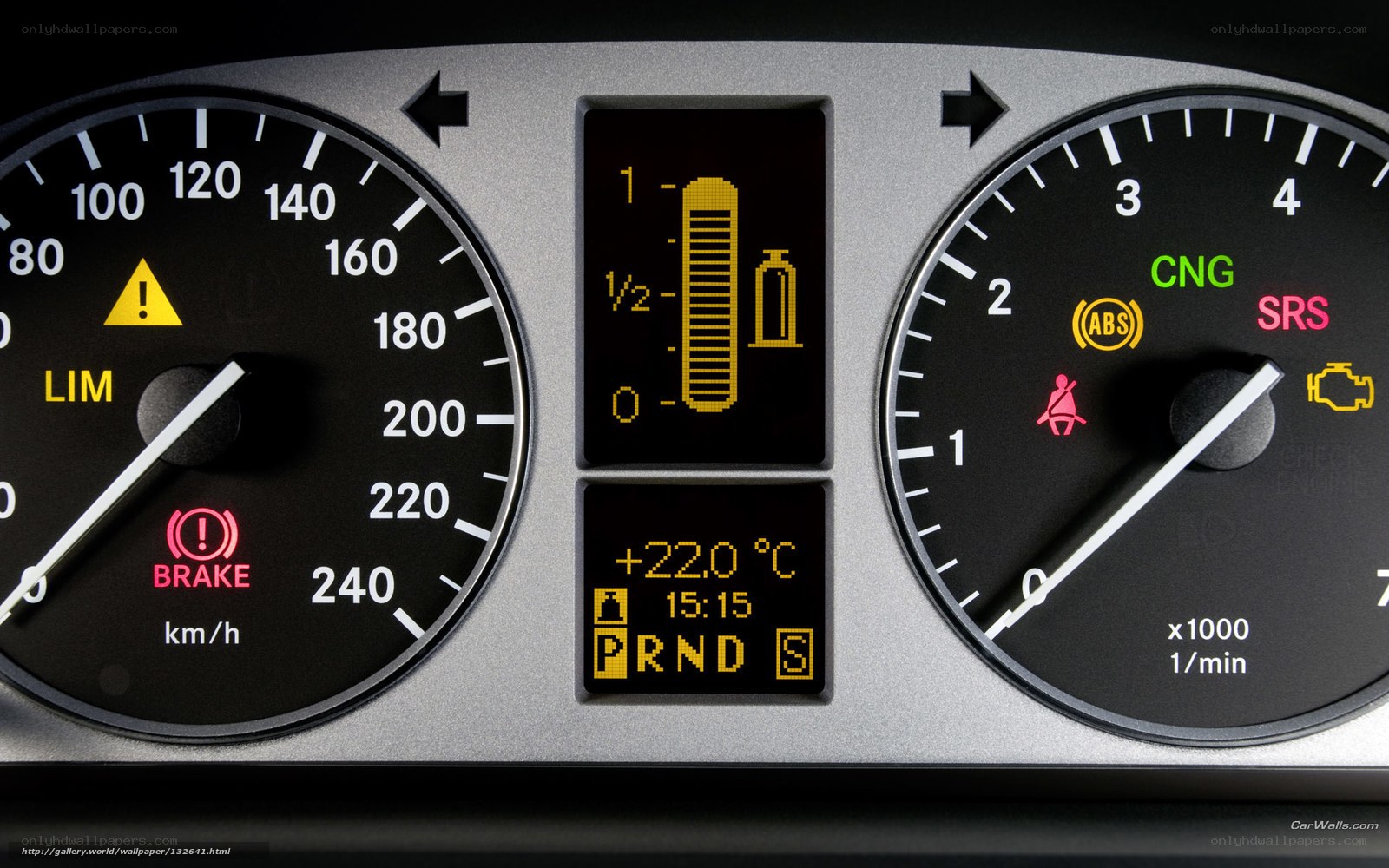 car dashboard close-up