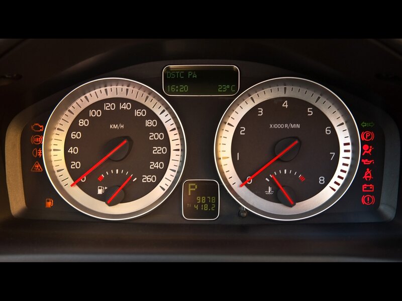 car dashboard display