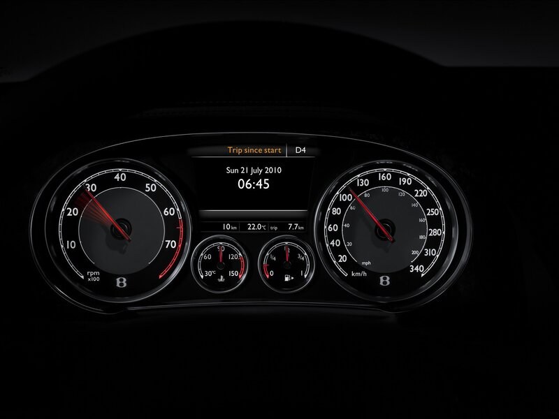 car dashboard display