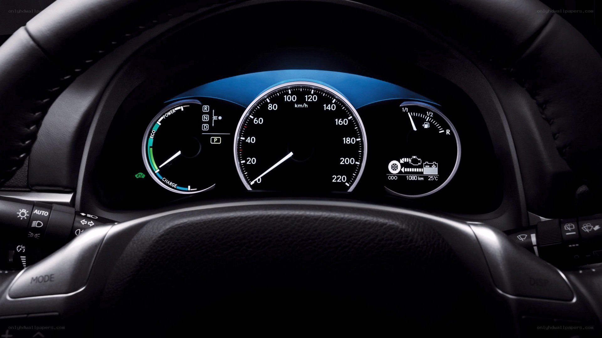 car dashboard display