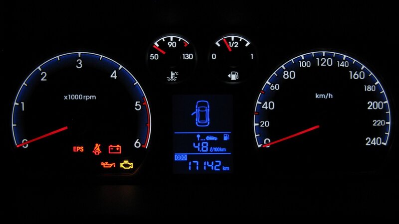 car dashboard display