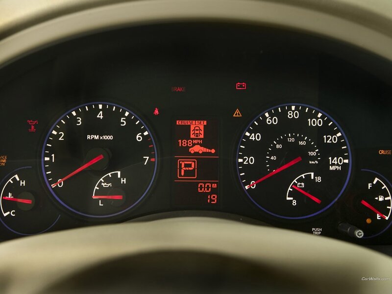 car dashboard display