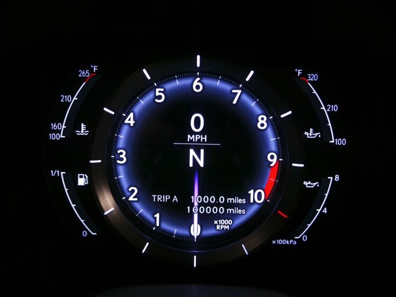 car dashboard display