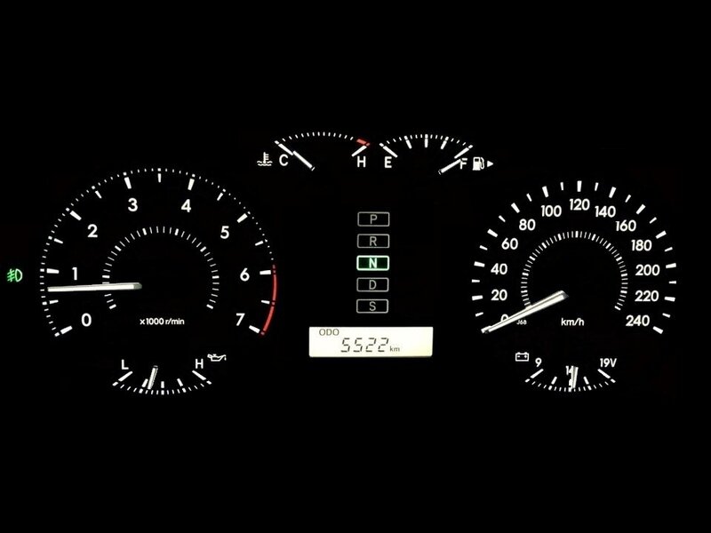car dashboard display