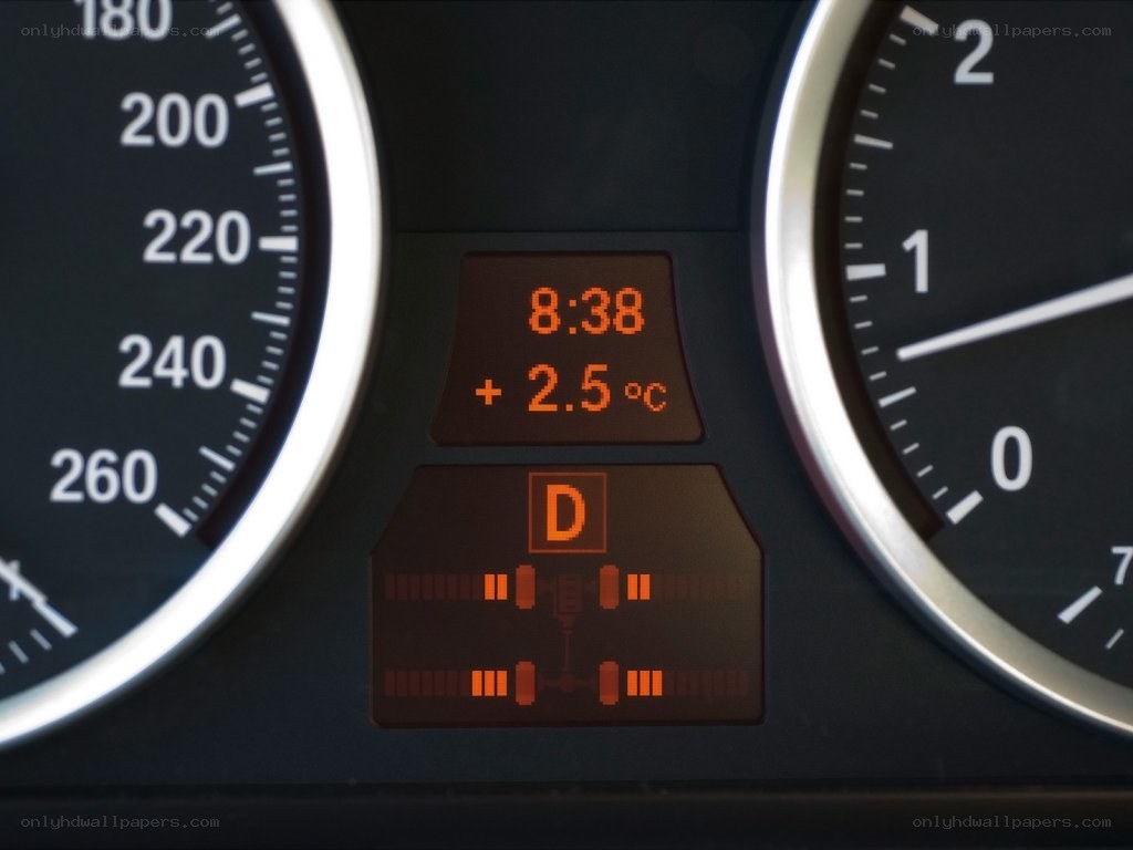car dashboard display