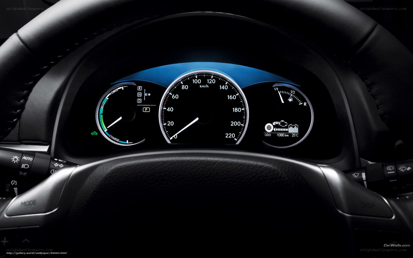 car dashboard display