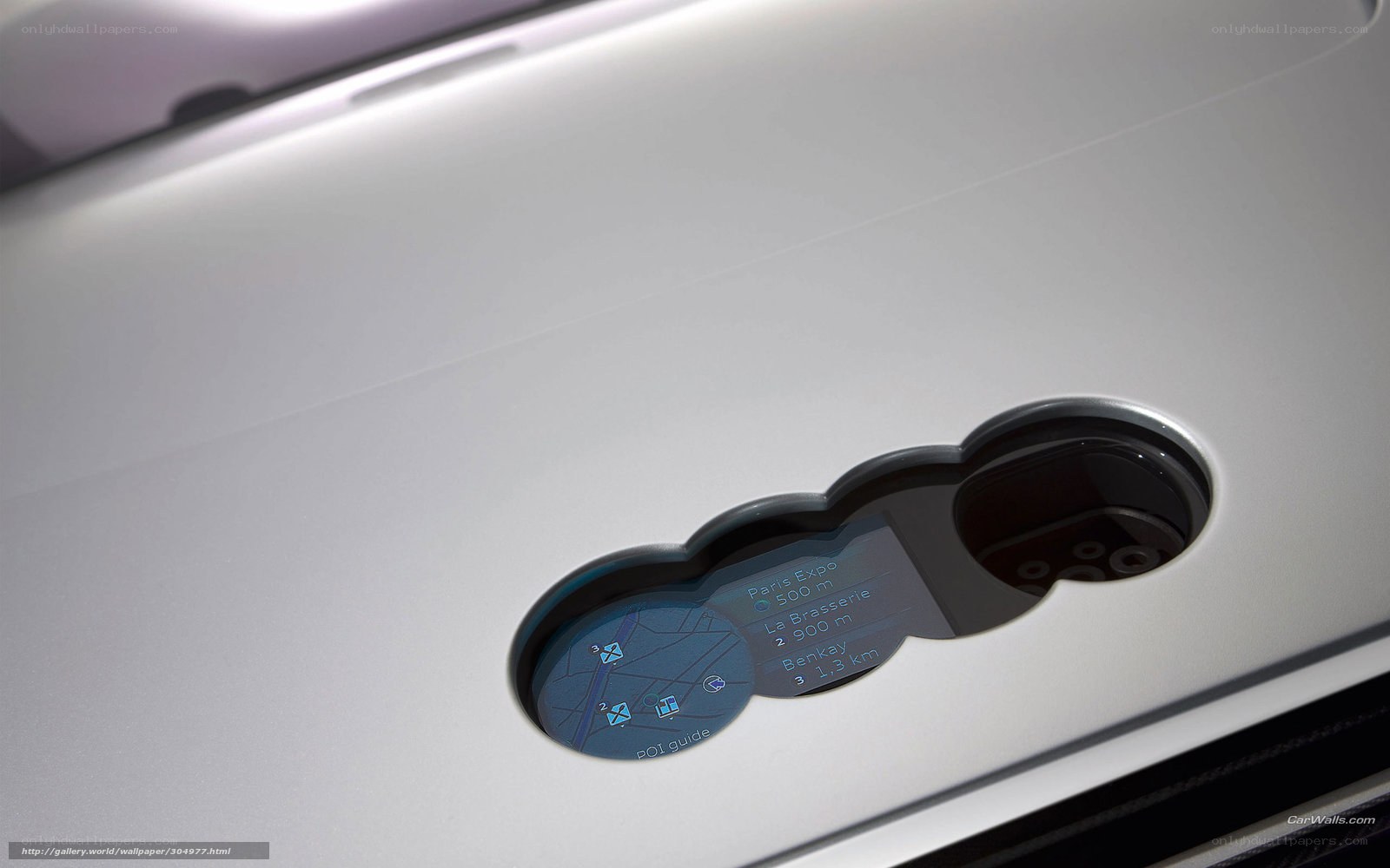 car dashboard display