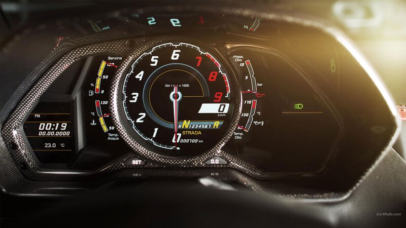 Car Dashboard Display — Black, Dramatic