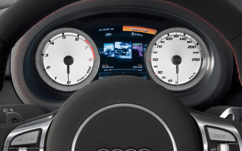 Car Dashboard Display — Black, Modern, Morning