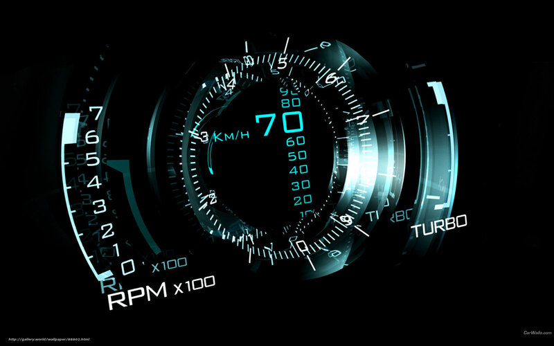 Car Dashboard Display — Black