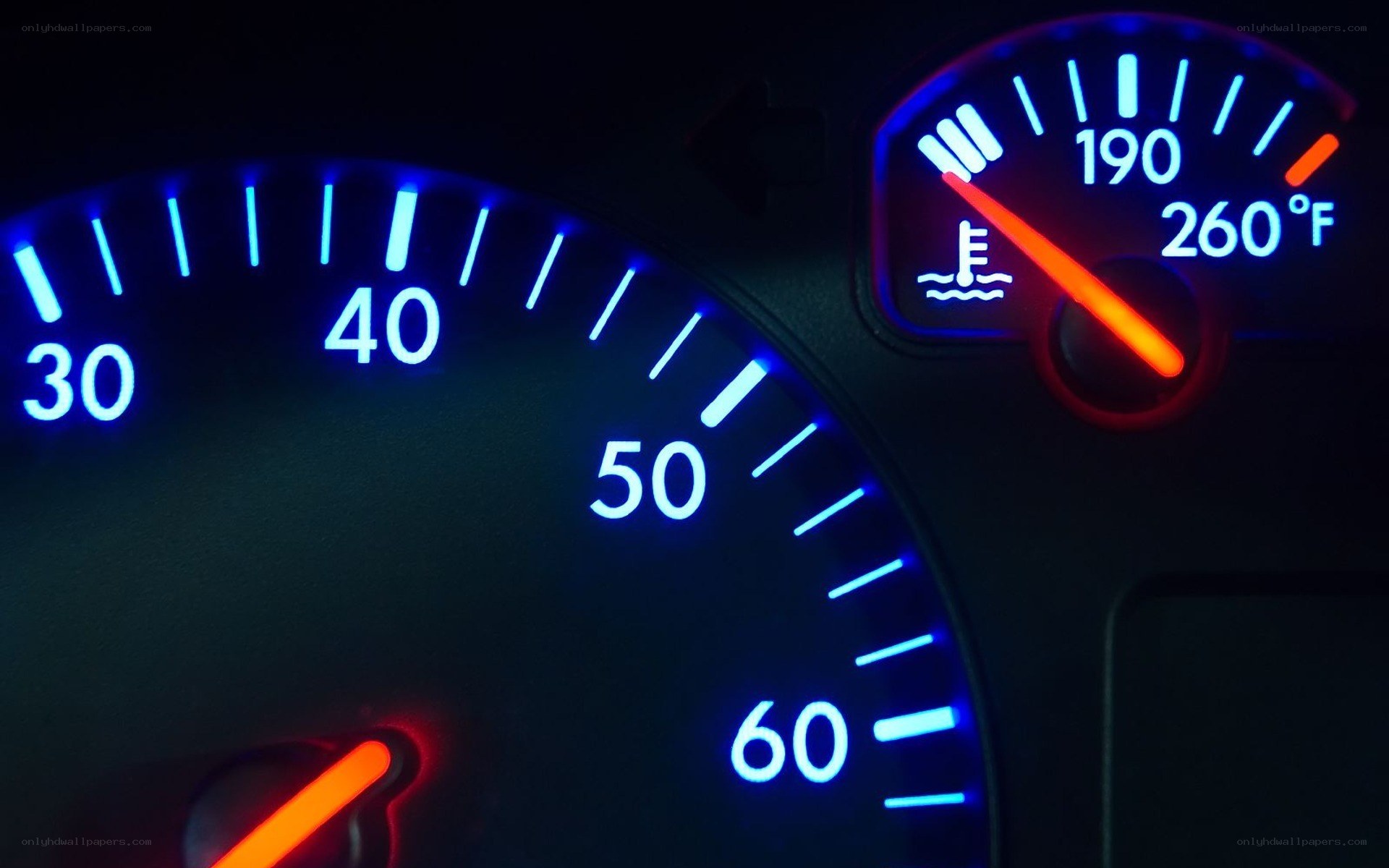 car dashboard gauges