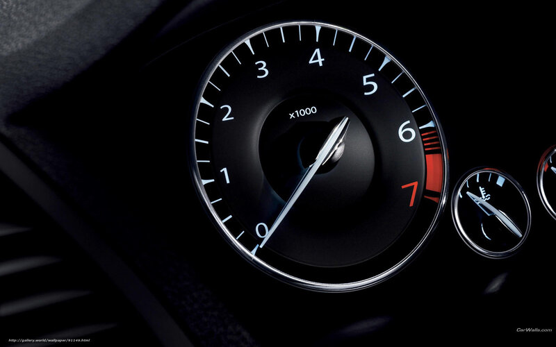 Car Dashboard Gauges — Black, Dramatic, Photograph, Speedometer