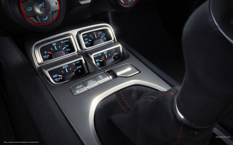 Car Dashboard Gauges — Black, Technical, 3d Render