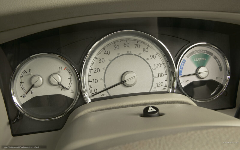 Car Dashboard Gauges — Gray