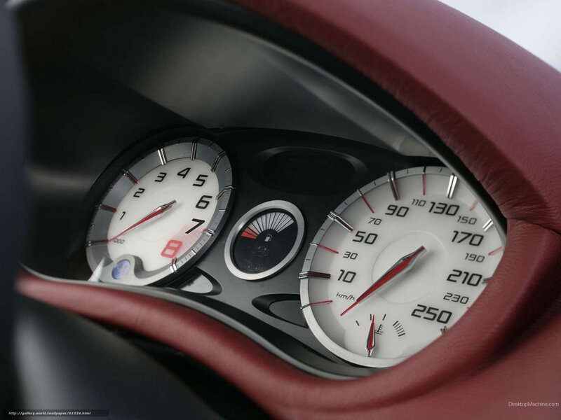 Car Dashboard Gauges — White