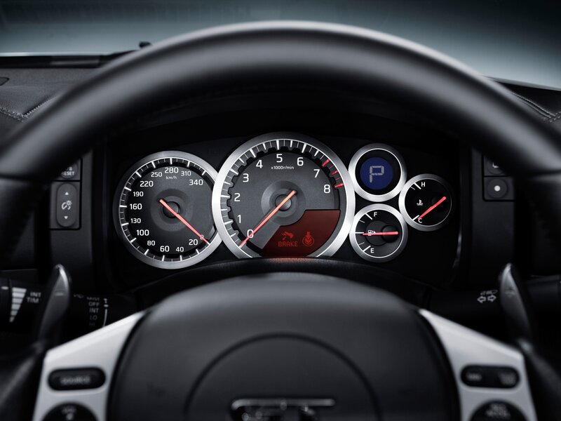 car dashboard instrument cluster