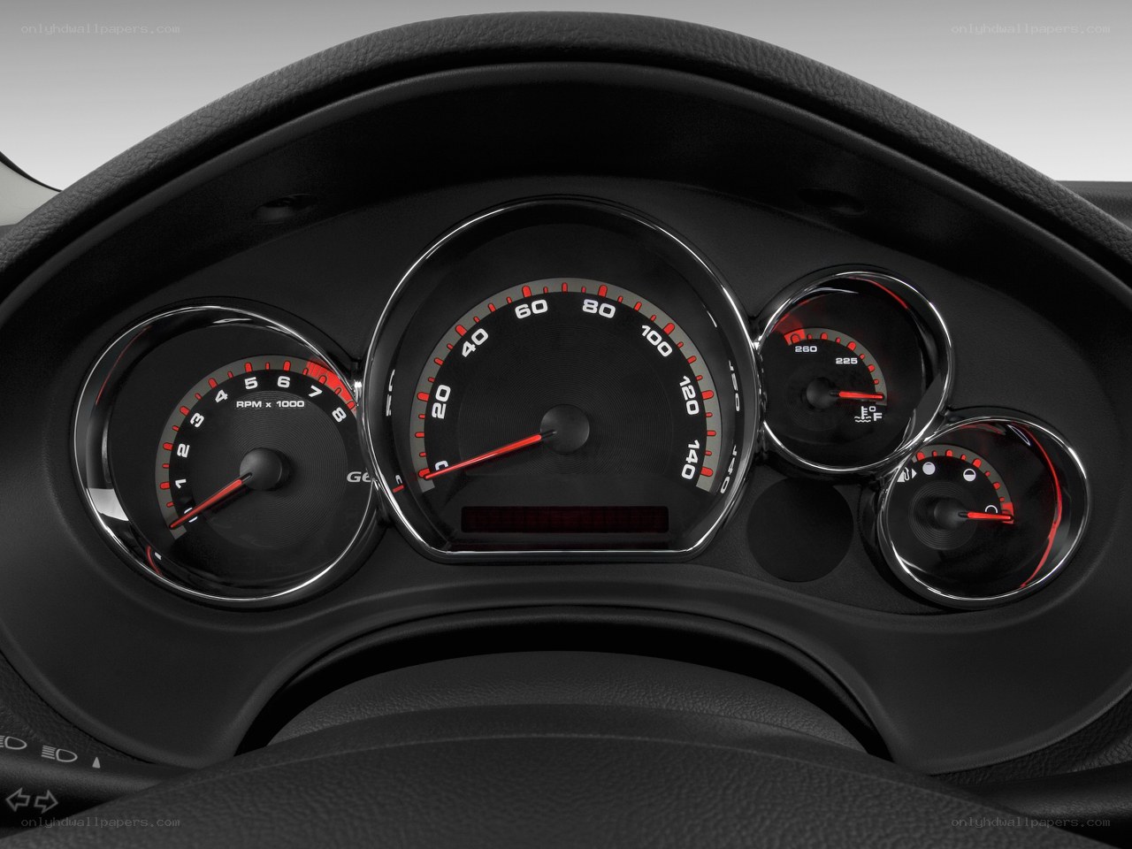 car dashboard instrument cluster