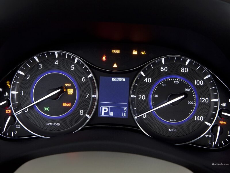car dashboard instrument cluster