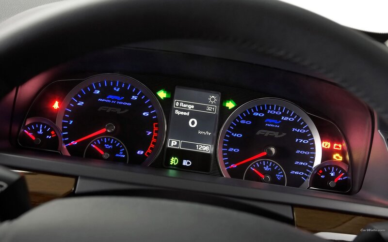 car dashboard instrument cluster