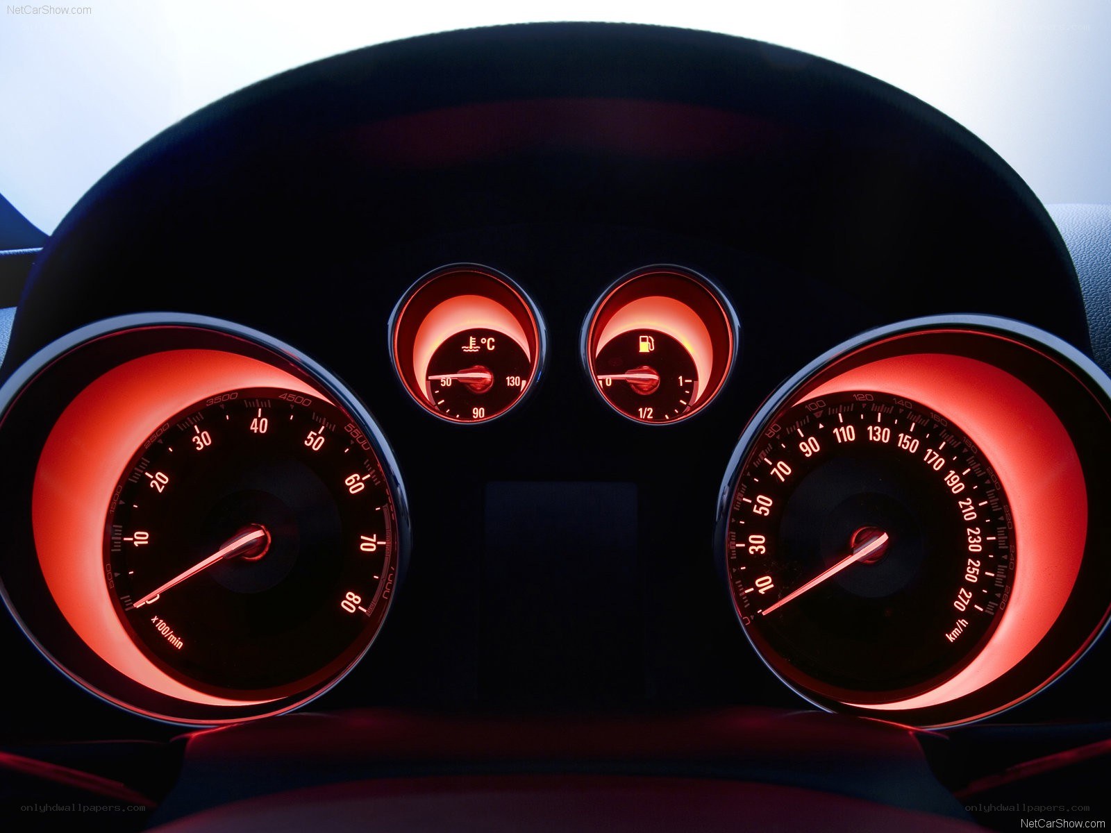 car dashboard instrument cluster