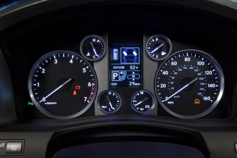 car dashboard instrument cluster