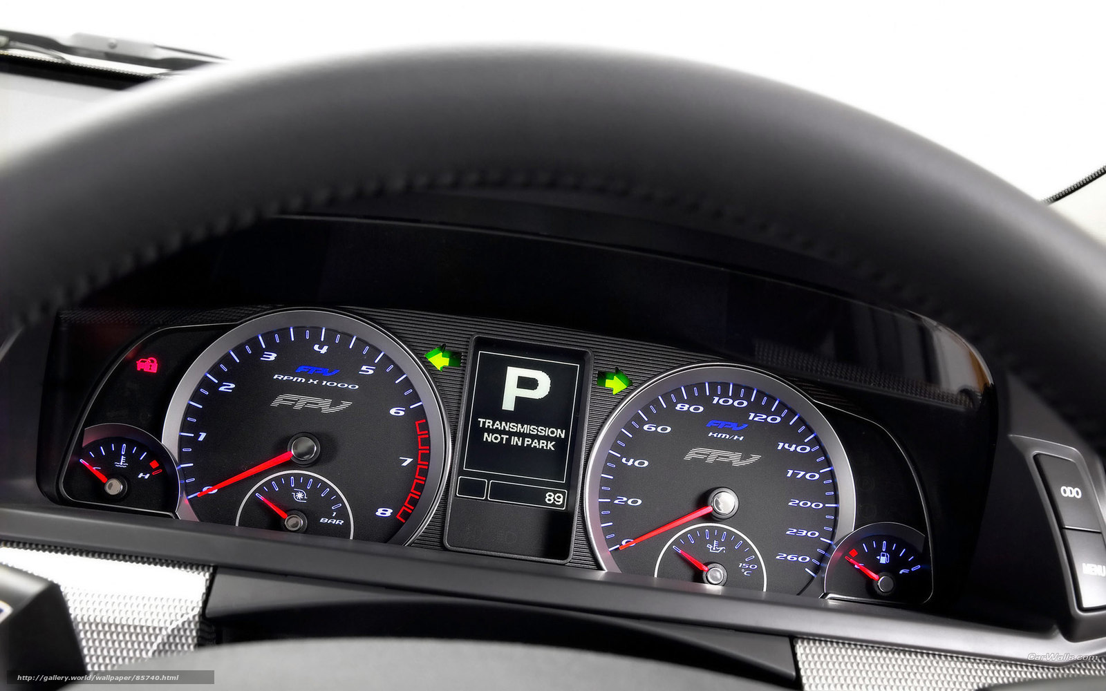 car dashboard instrument cluster