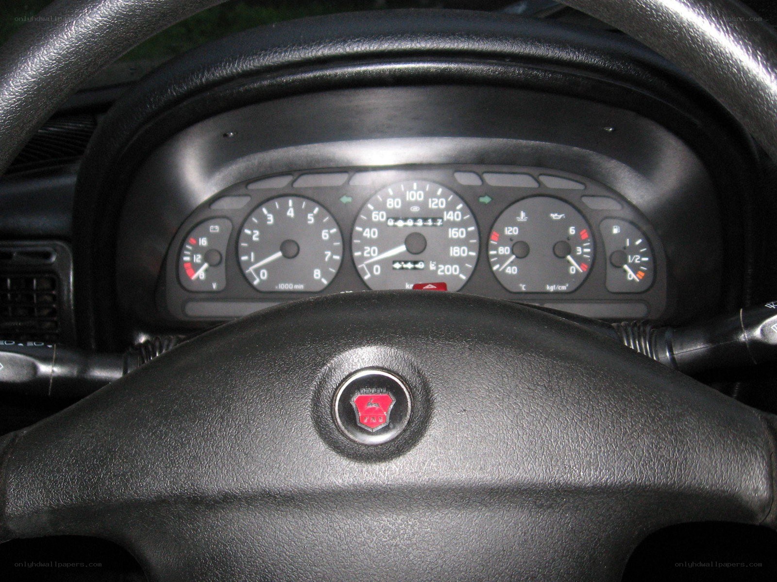 car dashboard interior