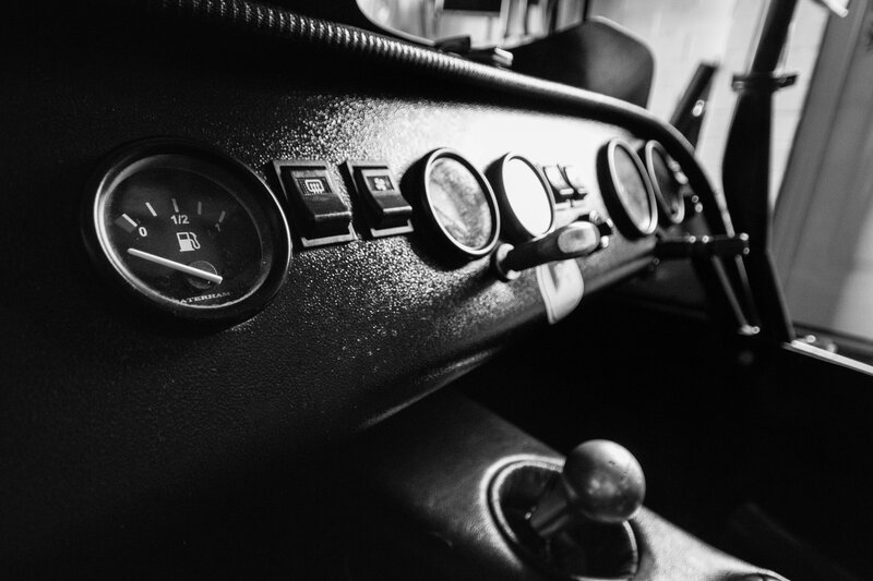 Car Dashboard Interior — Black, Dramatic, Photograph