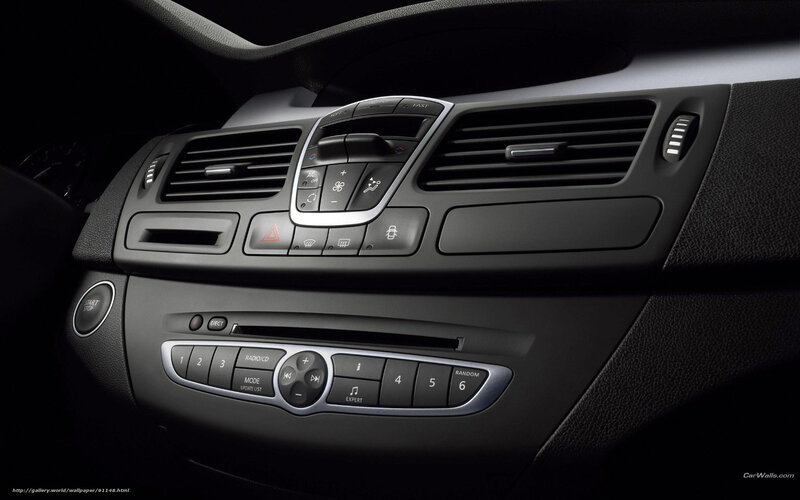 Car Dashboard Interior — Black, Dramatic