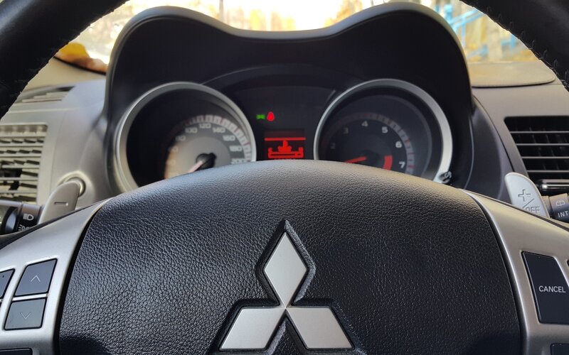 Car Dashboard Interior — Black, Neutral, Photograph