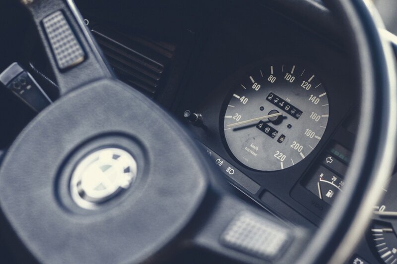 Car Dashboard Interior — Black, Neutral