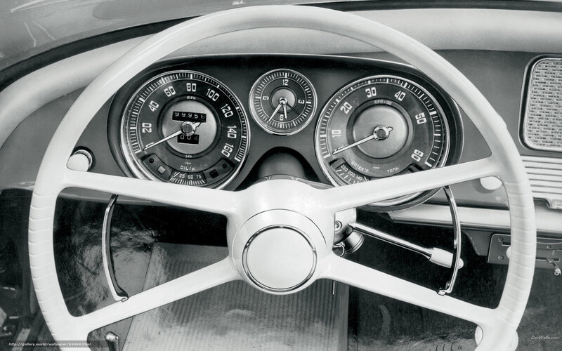 Car Dashboard Interior — Black