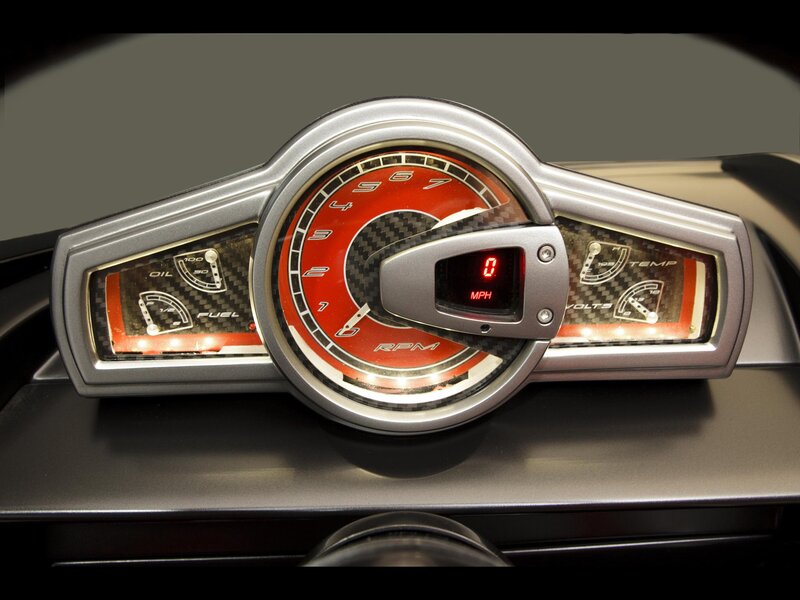 Car Dashboard — Red