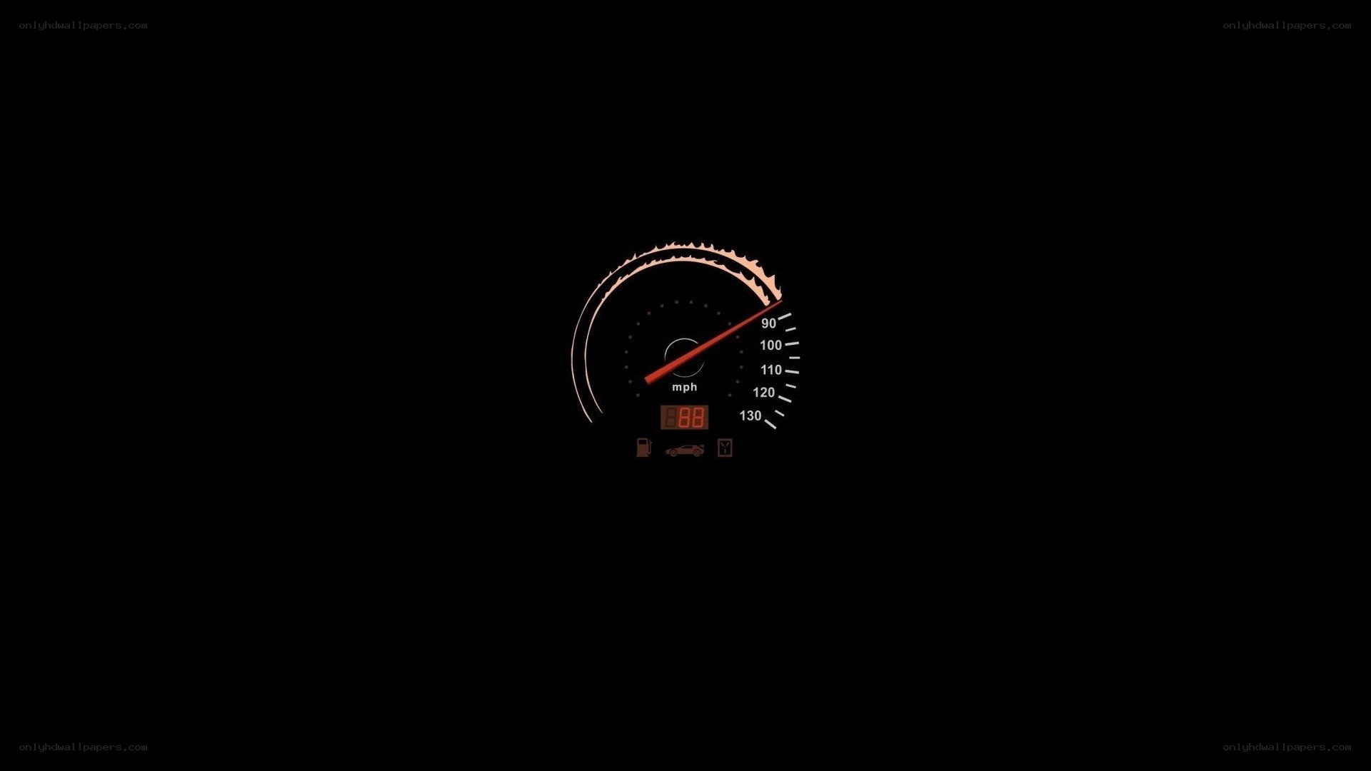 car dashboard speedometer