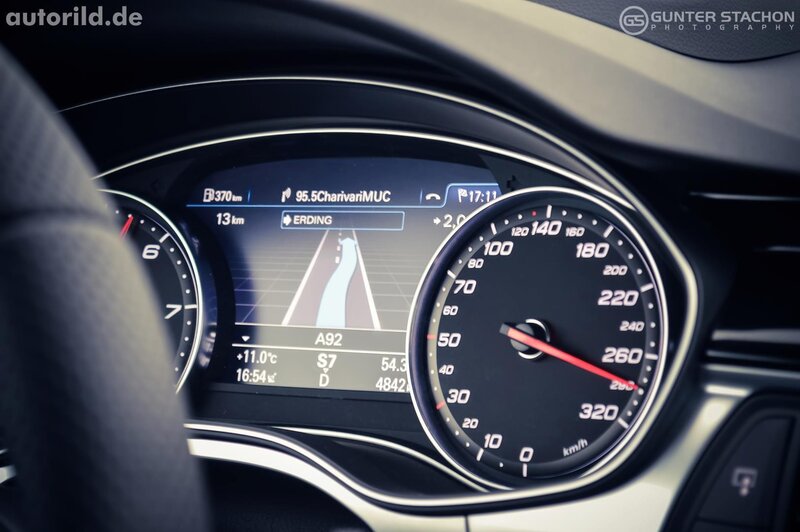 car dashboard with navigation