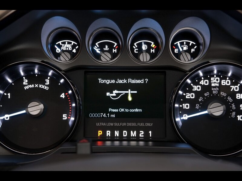 car dashboard with warning message