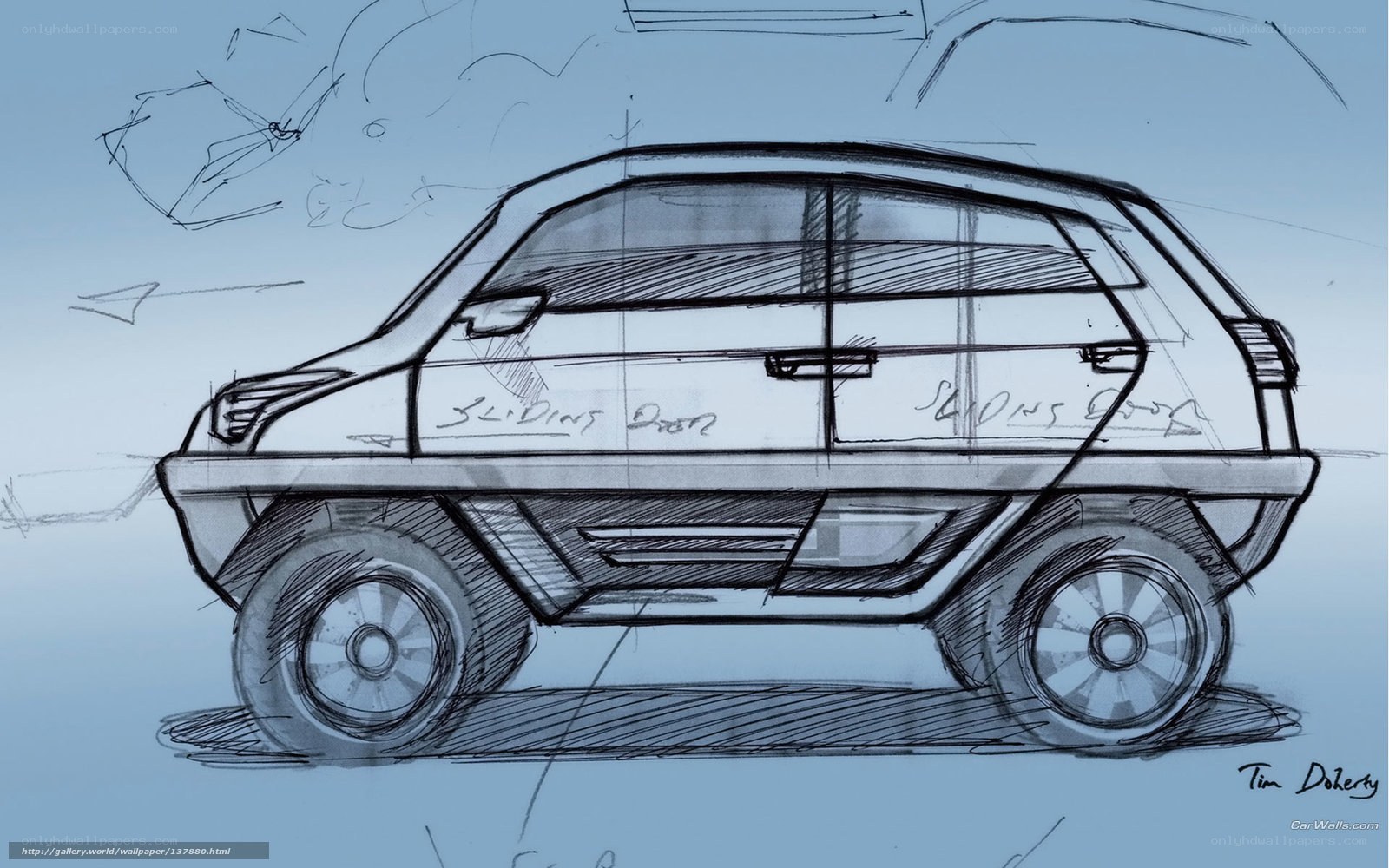 car design sketch