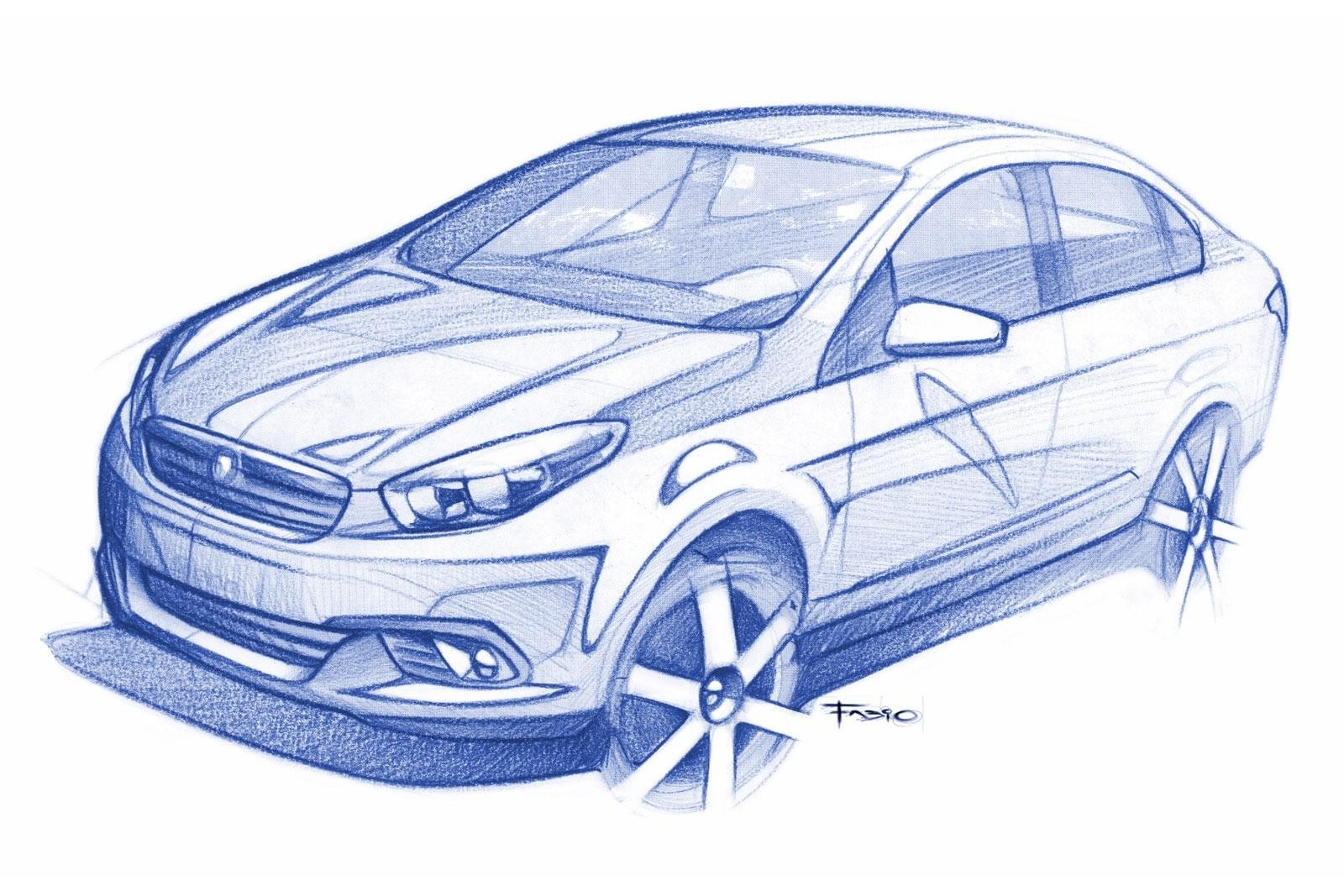 car design sketch