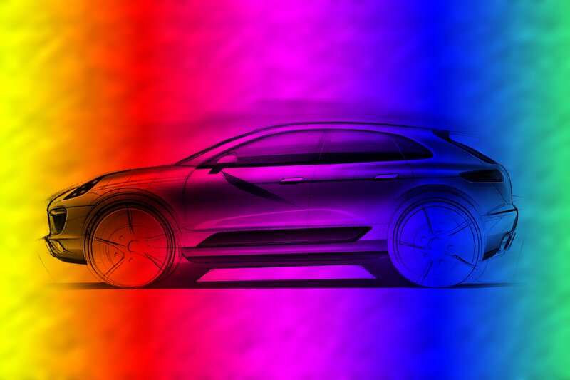 Car Design Sketch — Purple