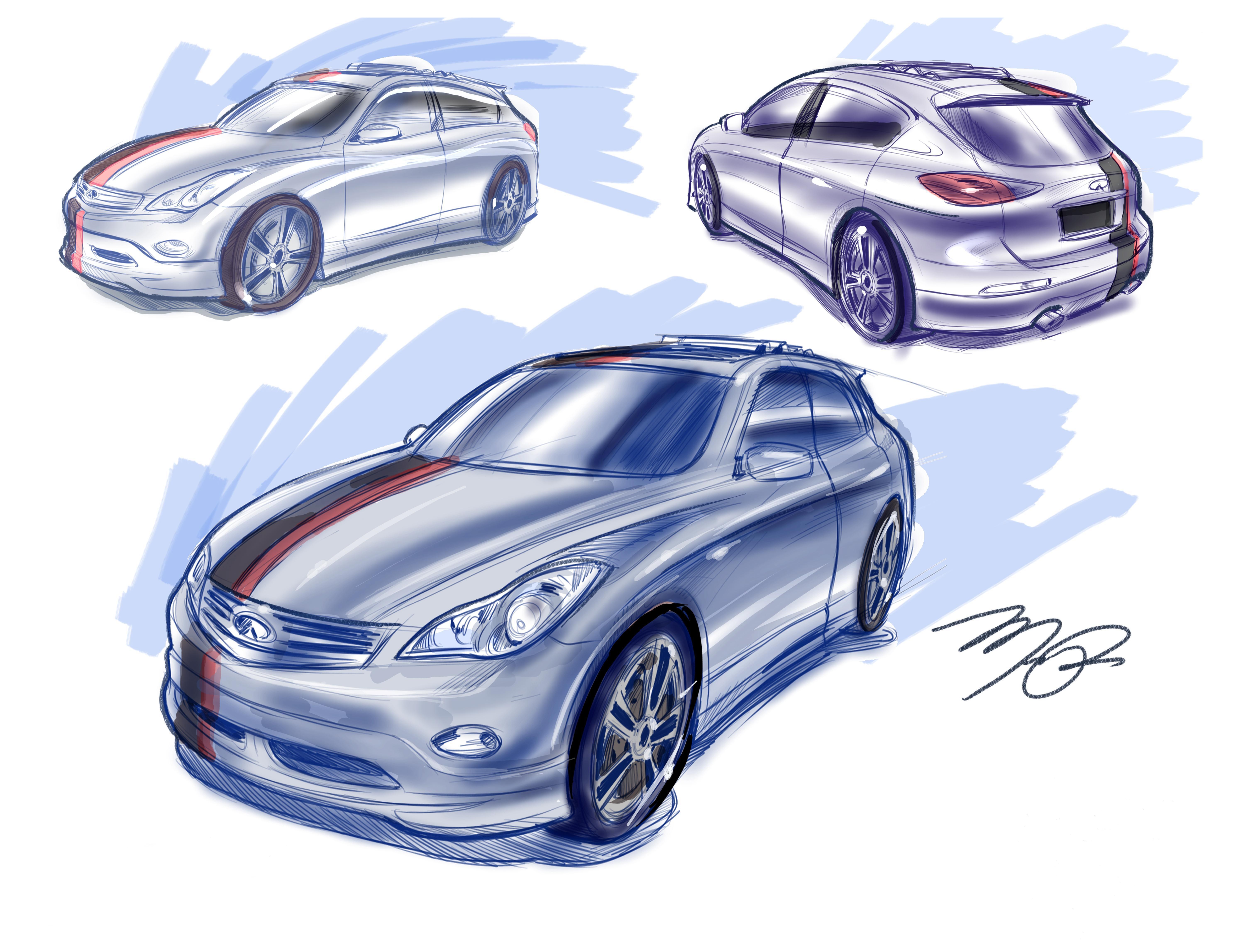 car design sketches