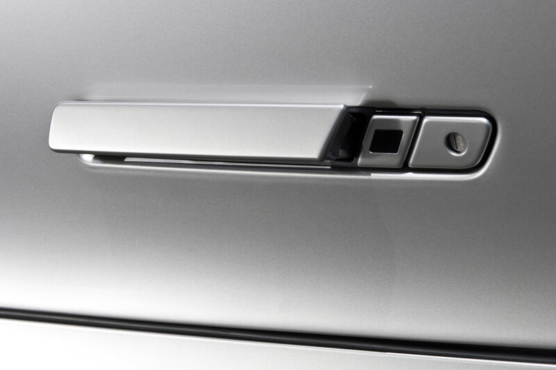 car door handle close-up