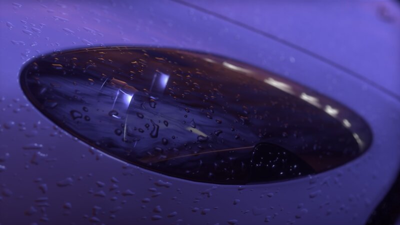 Car Door Handle — Purple