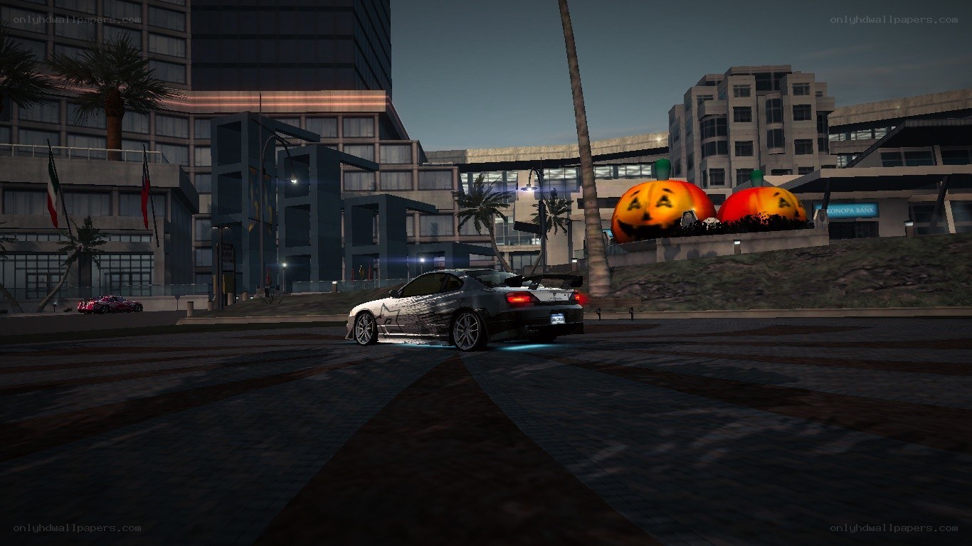 car drifting at night