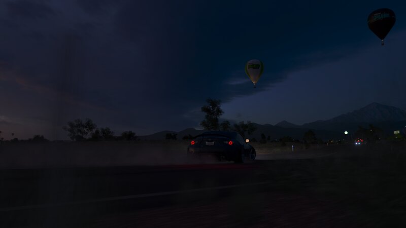 Car Drifting at Night — Black, Dramatic, 3d Render