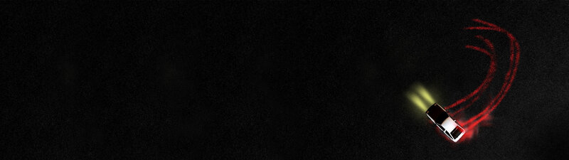 Car Drifting at Night — Black