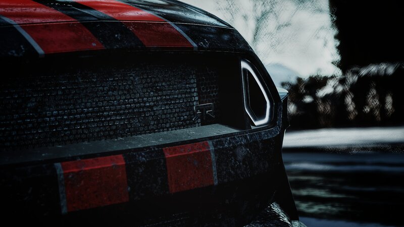 Car Drifting in Rain