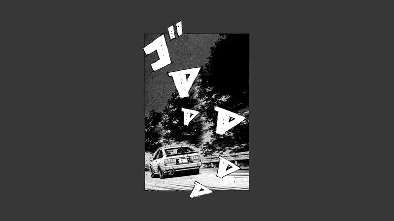 Car Drifting on Road — Black