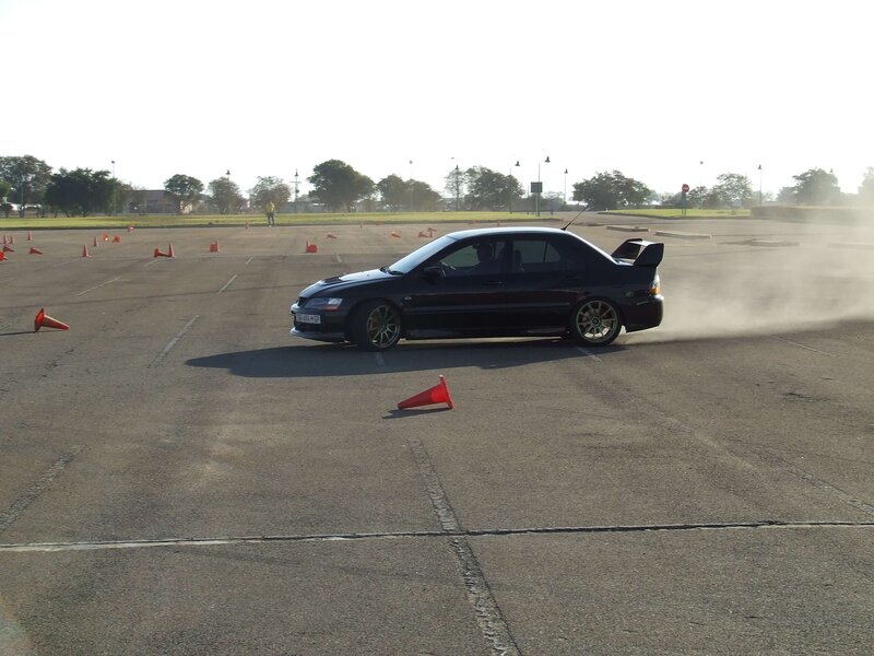 Car drifting on track